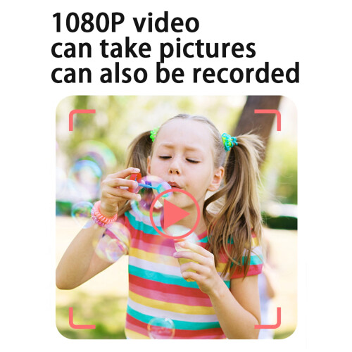 Κάμερα άμεσης εκτύπωσης για παιδιά 1080P με διπλό φακό, οθόνη IPS 2,4", ενσωματωμένη 2