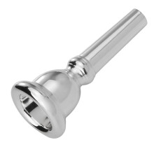 Bocal de trombone OUNONA, peças de reposição para trombone, trombone alto portátil para adultos e crianças (prata)