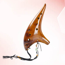 Worgeous 12-gaats alt-AC ocarina muziekinstrument voor beginners en professionele artiesten (geel)