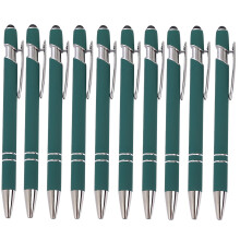 Lot de 5 stylos à bille avec pointe tactile, encre noire 1,0 mm, écriture fluide, compatibles avec la plupart des appareils.