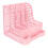 Portadocumenti in plastica, pratico per riviste, per studenti e ufficio, colore rosa 4
