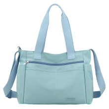 Nylonové crossbody kabelky pre ženy, taška cez rameno, nepremokavá taška cez rameno, aktovka, dámske kabelky, peňaženky - svetlomodrá