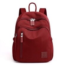 Mini sac à dos pour femme, léger, petit, imperméable, idéal pour les voyages et le quotidien (couleur abricot)