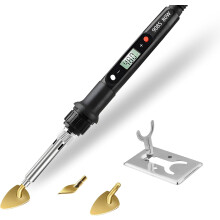 Mini Ferro de Passar para Artesanato e Costura - Mini Prensa Térmica de 80W com Controle Digital de Temperatura, Portátil para Viagens, Roupas,