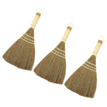 Ensemble balai de bureau, brosse à poussière en miscanthus, manche ergonomique, 3