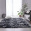 Χαλί Shag, 5x7ft Tie-dye σκούρο γκρι αναβάθμιση αντιολισθητικό ανθεκτικό ορθογώνιο 2