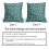 Μαξιλαροθήκες Teal18x18 (2 τεμάχια), Vintage Floral Αγροτική Διακόσμηση, Ρουστίκ 6