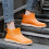 Botas de chuva impermeáveis femininas de cano curto e cano largo (1 par) 5