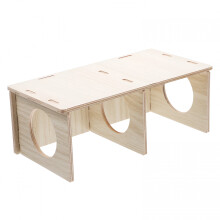 Hamster Solid Wood Hideout Platform for Small Pets
