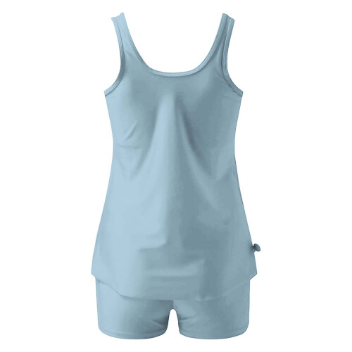 Μαγιό Tankini για γυναίκες, Μαγιό δύο τεμαχίων με γραφικά, αμάνικο τοπ με σορτς για 2