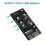 Adaptador M.2 SATA, Adaptador M.2 para SATA, Adaptador M.2 para SATA, Conversor M.2NGFF, SATA3 de 2,5 polegadas, 0k1034 6