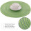 Σετ στρογγυλών σουπλών 8 τεμαχίων, πλενόμενα πλεκτά αντιολισθητικά υφασμάτινα 8
