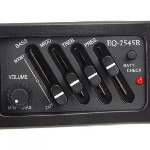 EQ-7545R4Bands Πιεζοηλεκτρικός Μαγνήτης Ακουστικής Κιθάρας Προενισχυτής Ενισχυτής 2