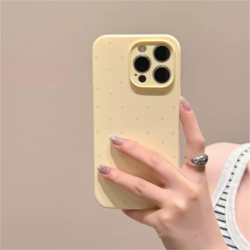 Love Heart Liquid Silicone Case For Iphone 15Â12 Pro Max White/Pink/Blue 9087558729929