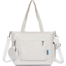 Sac cabas léger pour femme, sac bandoulière avec bandoulière, sac cabas en toile avec fermeture éclair, sac cabas imperméable en nylon pour les