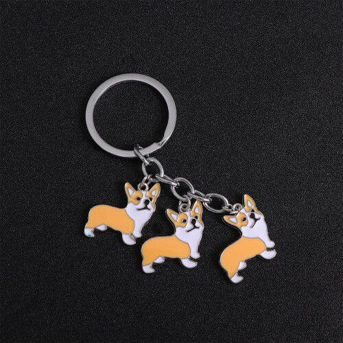 Chaveiro Corgi para Cães, Colorido e Polido 2