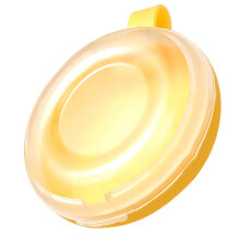 Denture Case Yellow Retainer Holder Hygienic Enclosed Storage Compact Travel Friendly Easy Clean