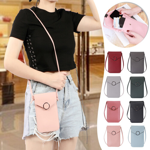 Μικρό πορτοφόλι κινητού τηλεφώνου Crossbody για γυναίκες, μίνι πορτοφόλι τσάντας 2