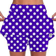 Gonna-pantalone sportiva da donna, fluida, con elastico in vita, tasche funzionali, leggera, ideale per il tempo libero, il pilates e le passeggiate,