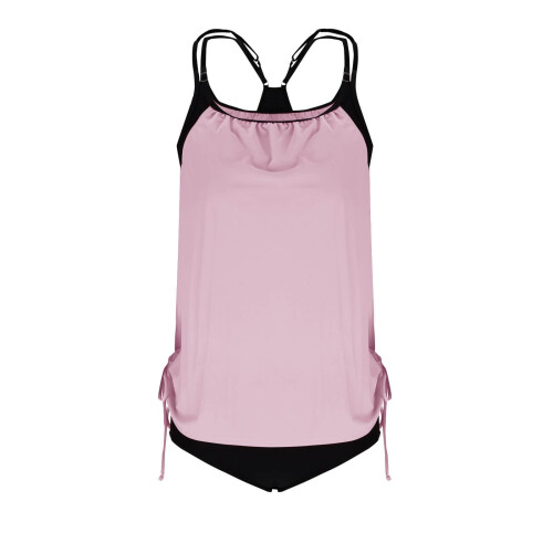 Σετ Tankini Kukoosong για γυναίκες σε μεγάλα μεγέθη – Ψηλόμεσο κάτω μέρος, αφαιρούμενη 2