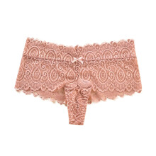 Conjunto de Calcinhas Femininas Sem Costura com Renda nas Costas em Fio Dental, Tamanhos G a 4XG