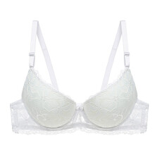 Sexy kanten bh voor dames, Valentijnsdag push-up bh, modieuze sexy mesh kanten bh met dunne randen en plooien.