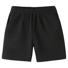 Udsalg! lulshou Pigershorts 3-13 år Børnemode Ensfarvet Sød Løs Hjemmebukser Shorts Sort