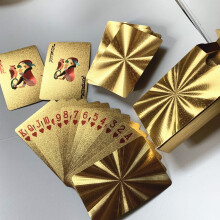 Kvalitní vodotěsné PVC plastové hrací karty sada Trend54ks balíček poker klasické magické triky nástroj čistě černá magie balené v