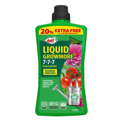 Doff Doff - Liquid Growmore Concentrate - 1.2L Extra Fill