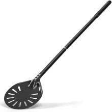 15 cm pizzaschep met extra lange steel, gemaakt van professioneel aluminium, geperforeerd en lichtgewicht – geschikt voor pizzaovens voor buiten.