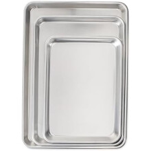 Ensemble de 3 plaques de cuisson en aluminium Naturals