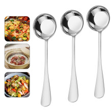 Cuillères à soupe en acier inoxydable 18,7 cm (7,36 po) - Lot de 3