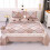 Set di trapunte patchwork floreali blu, matrimoniale, 3 pezzi 3