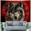 Wandteppich mit Wikingerwolf-Motiv 4