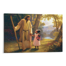 Greg Olsen „Hand in Hand“ – Leinwanddruck, 40 x 60 cm (16 x 24 Zoll), Wanddekoration fürs Wohnzimmer