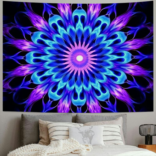 Boho Mandala -seinävaate 60x50 tuumaa 1
