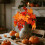 Flocked Maple Leaves with Pinecones & Berries – 12pc 5