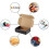25Pack7x5x2Sipping Boxes for Small Business, Μαύρα Κουτιά από Χάρτινο Χαρτόκουτο Συσκευασίας, Κουτί 3