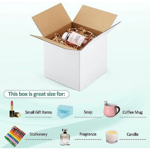 Caixas de papelão para envio, 10x7x5 polegadas, pacote com 30 unidades 2