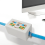 RJ45Cat6 kopplingsdosa för Ethernet-kabelanslutning 5