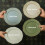 Assiettes à salade, lot de 4, 26,7 cm, grès à glaçure réactive 7