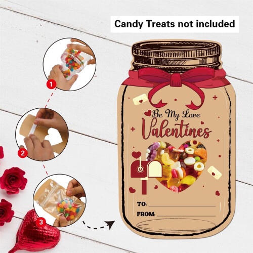 Romantic 's Day Classroom Exchange Card Gift Card(W,Paper) 1