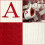 Red & White Knitted Christmas Stocking with Initials 2