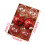 Onbreekbare kerstballen met rode glitter (6 stuks) 3