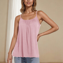 Soutien-gorge camisole fluide et confortable pour femme 32Degrees, coupe décontractée, bretelles spaghetti réglables, col rond – Offre limitée