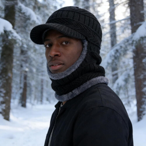 Χειμερινό Σκουφάκι Fullguard, Χειμερινό Καπέλο Πλήρους Κάλυψης με Μάσκα & Ακουστικά, 2