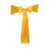 Elastic Christmas Chair Bow Tie - Yellow - Back Decor Sash 2