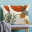 Fodere per cuscini Boho 16x16, set da 2, astratte, verdi e arancioni 6