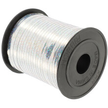 Tineasur1Roll Partyband Silber PVC für Ballondekoration