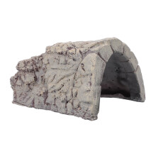 Casetta in pietra a forma di grotta per tartarughe, ideale per la decorazione di terrari per rettili (Stile 1)